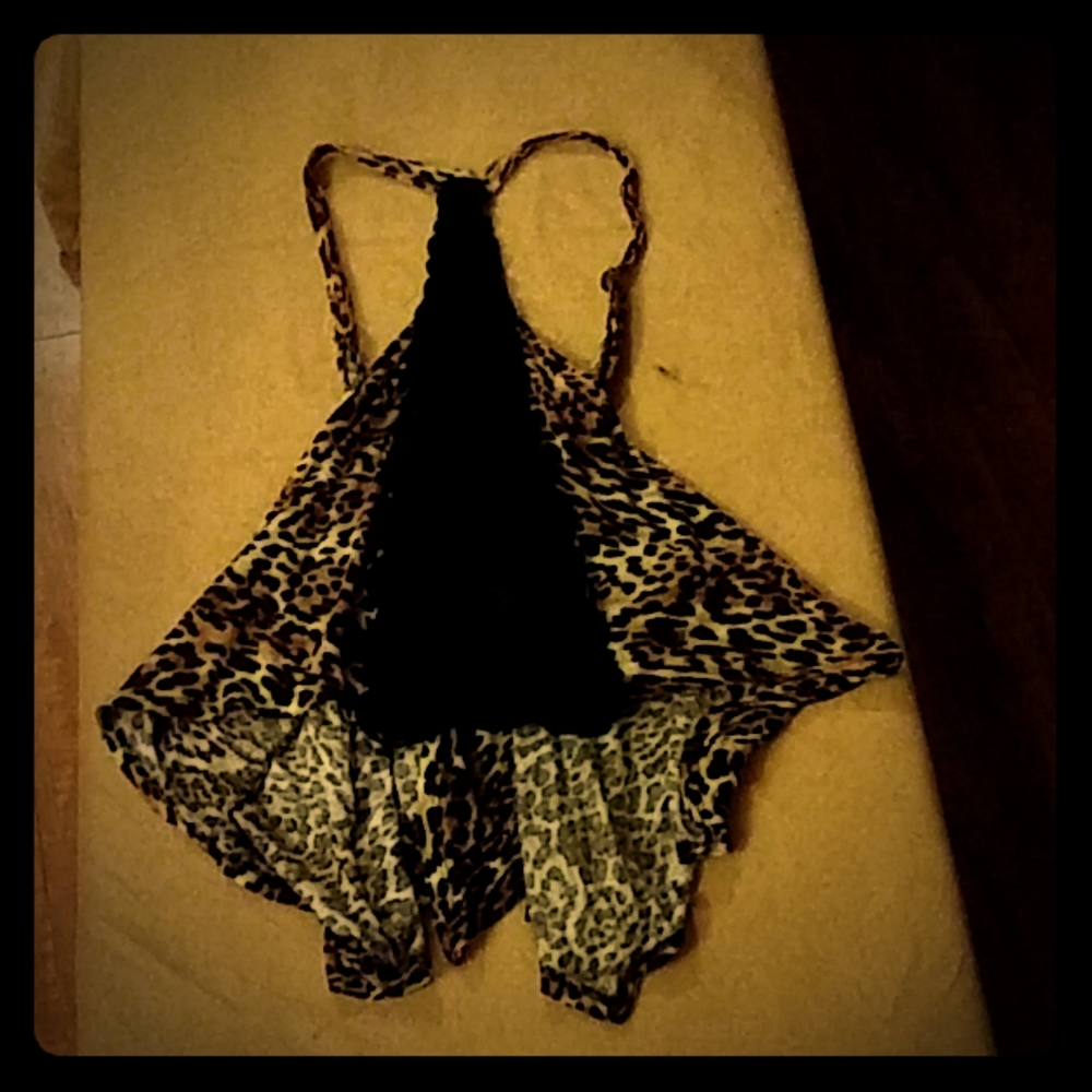 Daytrip Cheetah cardigan tank top